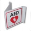 AED V Shaped Wall Sign