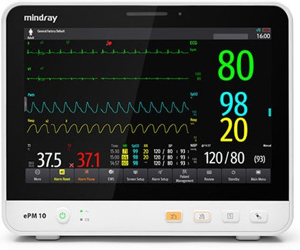 Mindray ePM 10A Patient Monitor  w/CO2